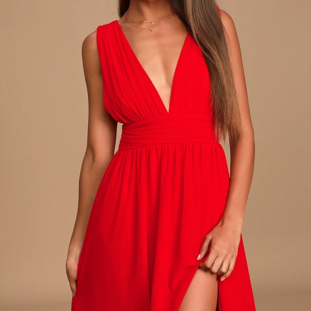 Lulu's Heavenly Hues Maxi Dress - Size S